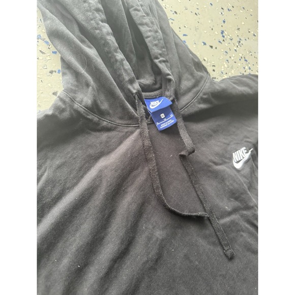 VINTAGE Nike Sweater Hoodie Size XL Black Long Sleeve Track - Picture 2 of 3